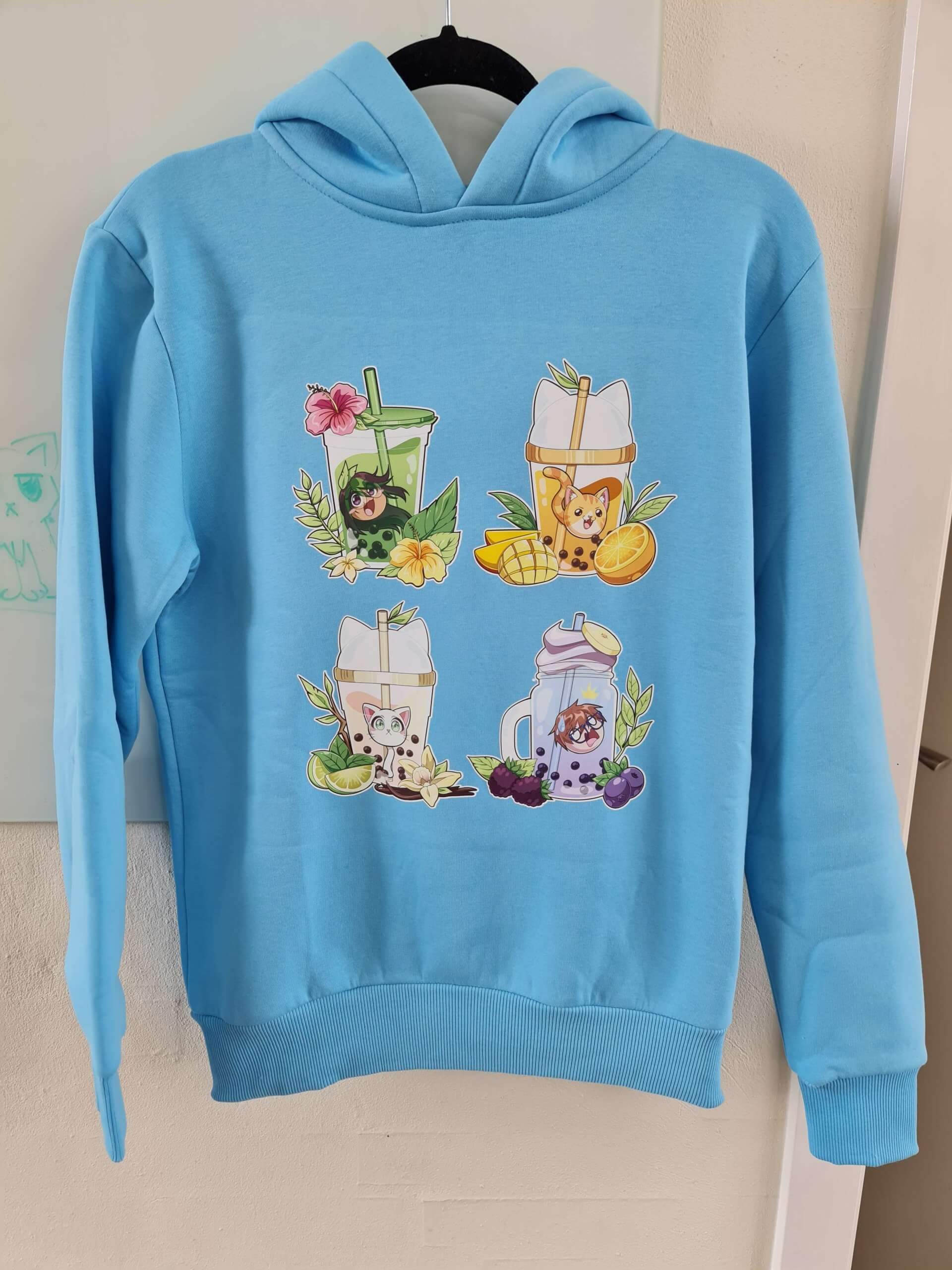 Outlet - Boba Menuen Hættetrøje - Størrelse S