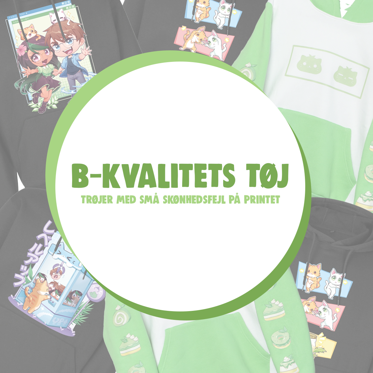 Hættetrøjer - B-kvalitets print